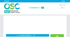 Desktop Screenshot of orthosupply.ca